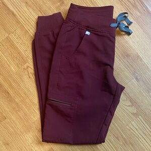 Figs Burgundy Women's Jogger Pants